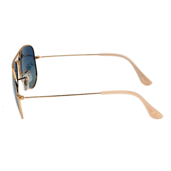Lancebremmer 0316TT Sunglass Gold Unisex Full Metal Sunglass — Gold frame — view 3