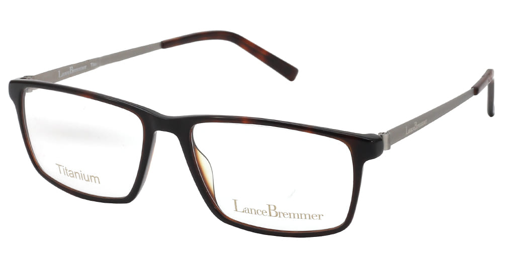 Lancebremmer 4815TCS Frame Brown Male Full Titanium Frame — Brown frame — view 2