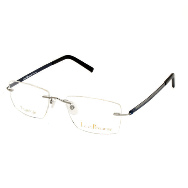 Lancebremmer 5015TCS Frame Gun Metal Unisex RimLess Titanium — Gun Metal frame