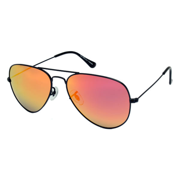 Lancebremmer 0716TT Sunglass Black Unisex Full Metal — Gold frame
