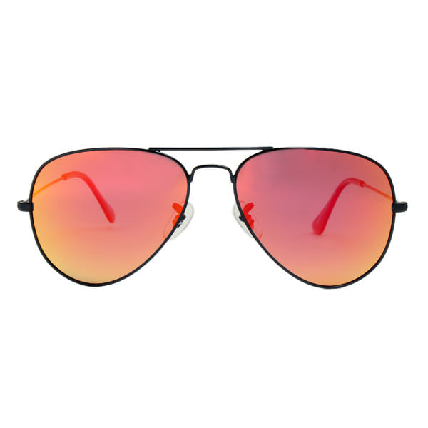 Lancebremmer 0716TT Sunglass Black Unisex Full Metal — Gold frame