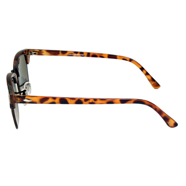 Lancebremmer 0816D Sunglass Brown Male Full Shell Sunglass — Brown frame — view 3
