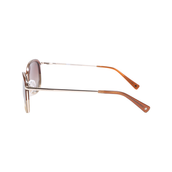 Lancebremmer 0416S Sunglass Brown Female Full Metal Sunglass — view 3