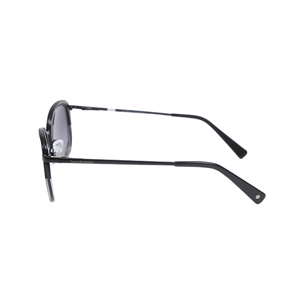 Lancebremmer 0416S Sunglass Black Female Full Metal Sunglass — Black frame — view 3