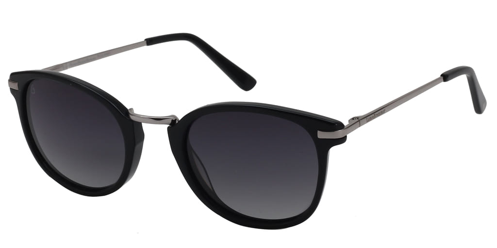 Lancebremmer 0516S Sunglass Black Unisex Full Metal Sunglass — view 2