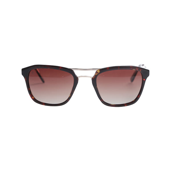 Lancebremmer 0616S Sunglass Brown Unisex Full Metal Sunglass — Brown frame — view 2