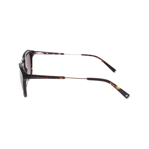 Lancebremmer 0616S Sunglass Brown Unisex Full Metal Sunglass — Brown frame — view 3