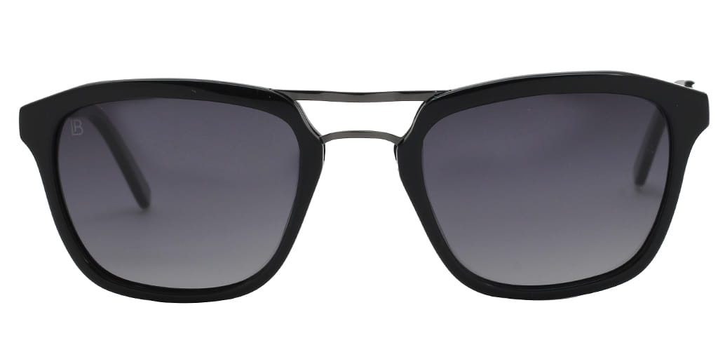 Lancebremmer 0616S Sunglass Black Unisex Full Metal — Brown frame