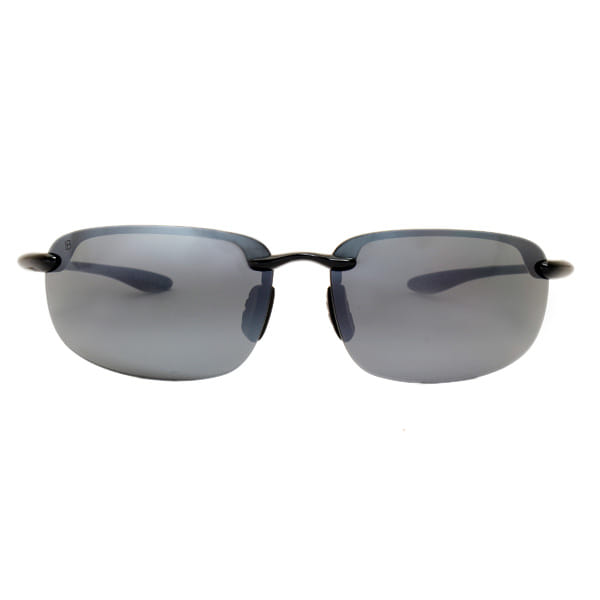 Lancebremmer 0217DH Sunglass Black Unisex RimLess Shell — Black frame