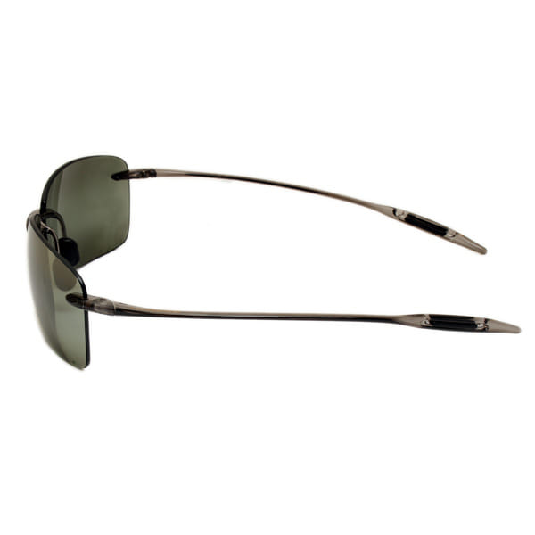 Lancebremmer 0317DH Sunglass Grey Unisex RimLess Shell Sunglass — Grey frame — view 3
