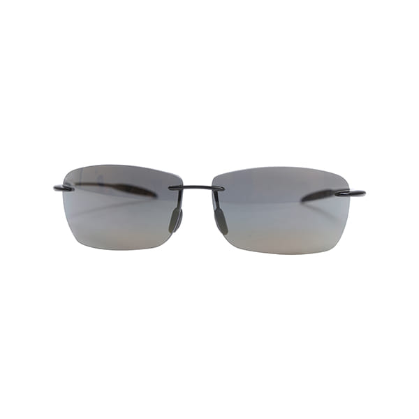 Lancebremmer 0317DH Sunglass Black Unisex RimLess Shell Sunglass — Black frame — view 2