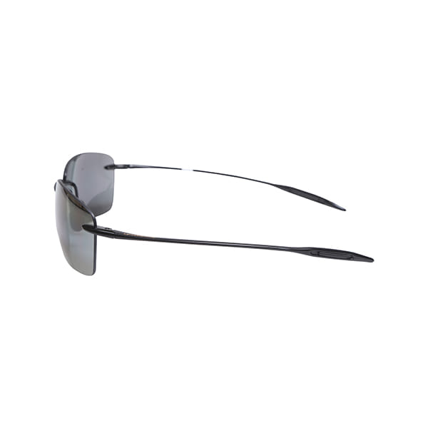 Lancebremmer 0317DH Sunglass Black Unisex RimLess Shell Sunglass — Black frame — view 3