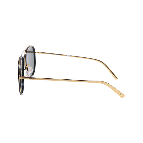 Lancebremmer S0617C Sunglass Gold Male Full Metal Sunglass — Gold frame — view 3