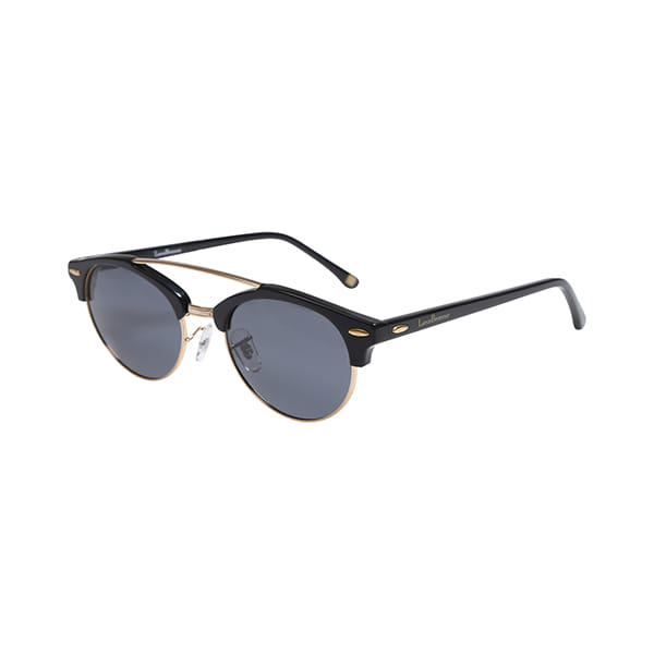 Lancebremmer 4346 Sunglass Black Unisex Full Shell Sunglass — Black frame — view 1
