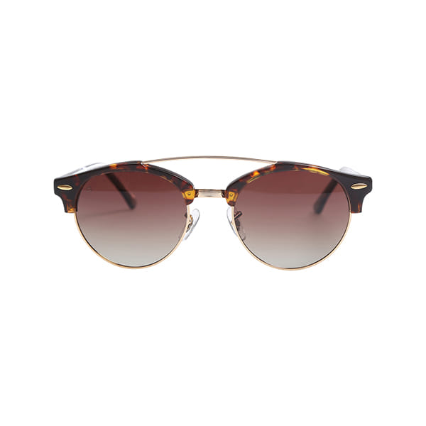 Lancebremmer 4346 Sunglass Brown Unisex Full Shell Sunglass — Brown frame — view 2