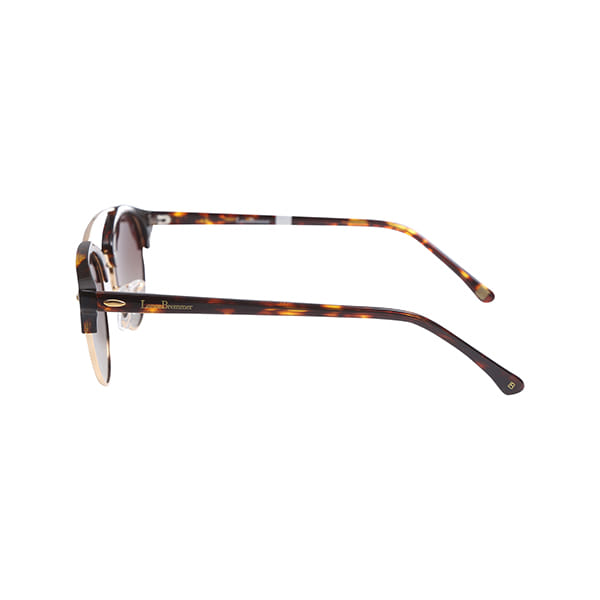 Lancebremmer 4346 Sunglass Brown Unisex Full Shell Sunglass — Brown frame — view 3