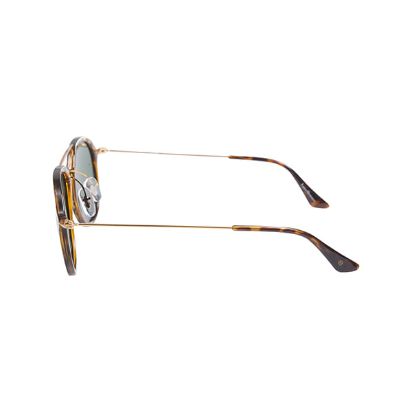 Lancebremmer 4253 Sunglass Brown Male Full Metal Sunglass — Brown frame — view 3