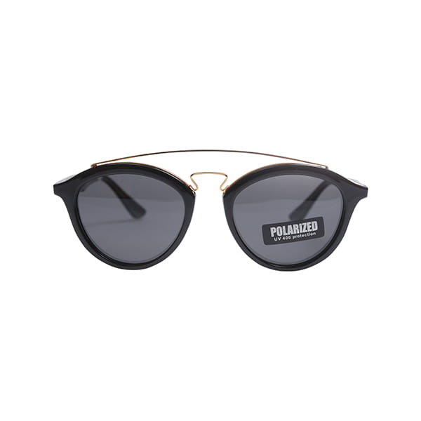 Lancebremmer 4257 Sunglass Black Unisex Full Shell Sunglass — Black frame — view 2