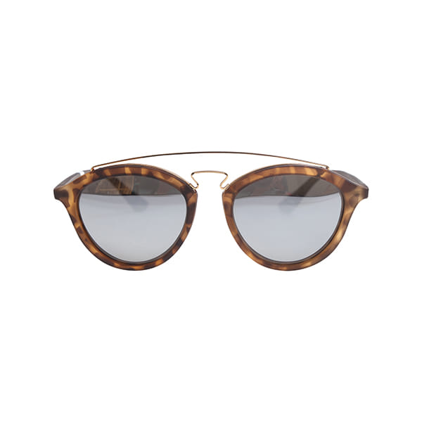 Lancebremmer 4257 Sunglass Brown Unisex Full Shell Sunglass — Brown frame — view 2