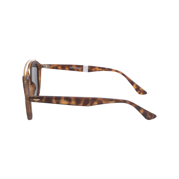 Lancebremmer 4257 Sunglass Brown Unisex Full Shell Sunglass — Brown frame — view 3