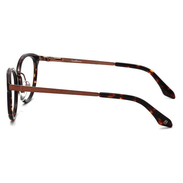 Lancebremmer 2117E Frame Tortoise Female Full Metal Frame — Tortoise frame — view 4