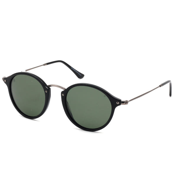 Lancebremmer 1017O Sunglass Black Unisex Full Metal — Black frame