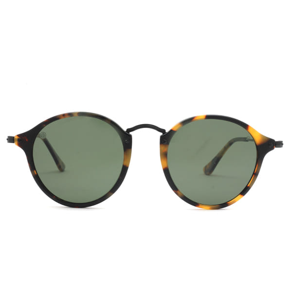 Lancebremmer 1017O Sunglass Tortoise Unisex Full Metal Sunglass — Tortoise frame — view 3