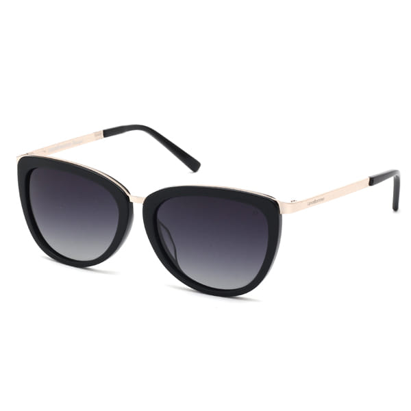 Lancebremmer 1217O Sunglass Black Female Full Metal — Black frame