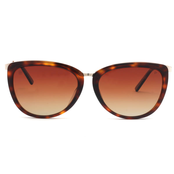 Lancebremmer 1217O Sunglass Brown Female Full Metal — Black frame