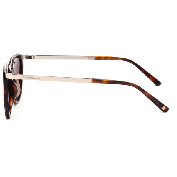 Lancebremmer 1217O Sunglass Brown Female Full Metal Sunglass — view 4