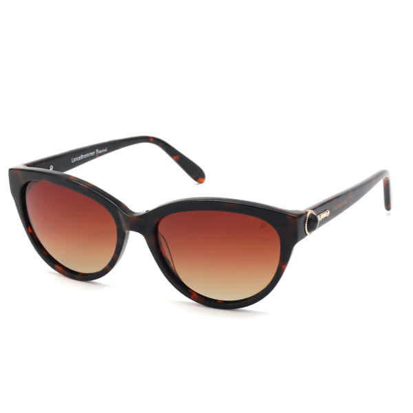 Lancebremmer 1317O Sunglass Tortoise Female Full Shell — Black frame