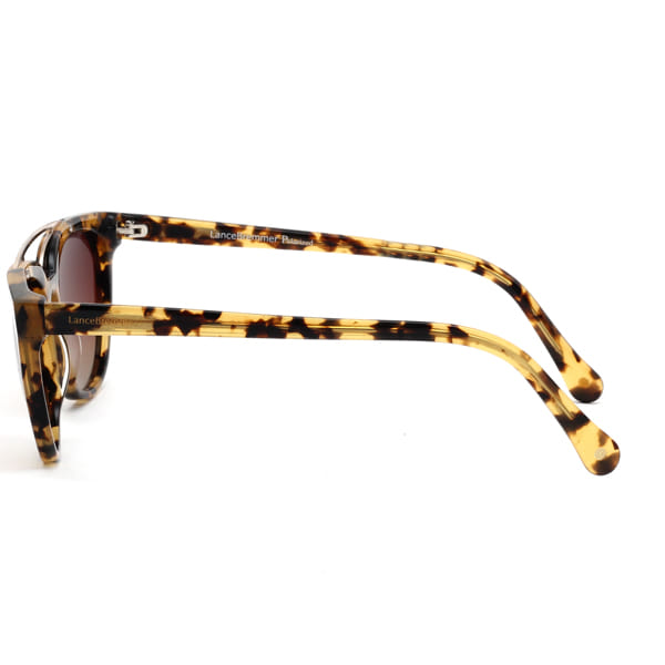 Lancebremmer 1517O Sunglass Tortoise Unisex Full Shell Sunglass — Tortoise frame — view 4