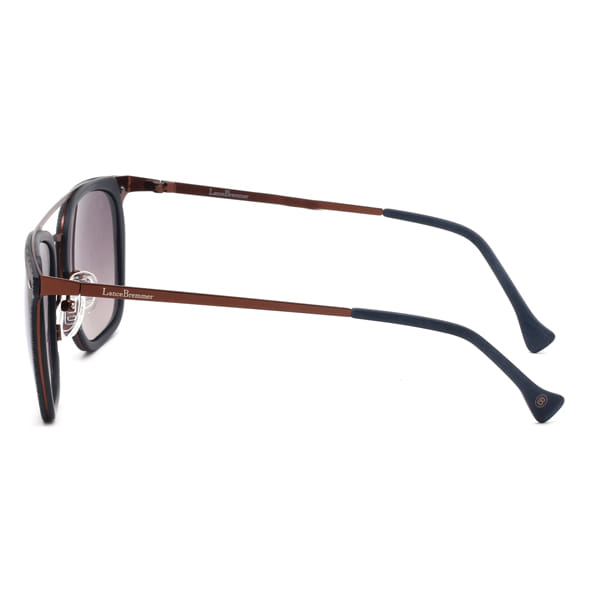 Lancebremmer 1617S Sunglass Brown Male Full Metal Sunglass — Brown frame — view 4
