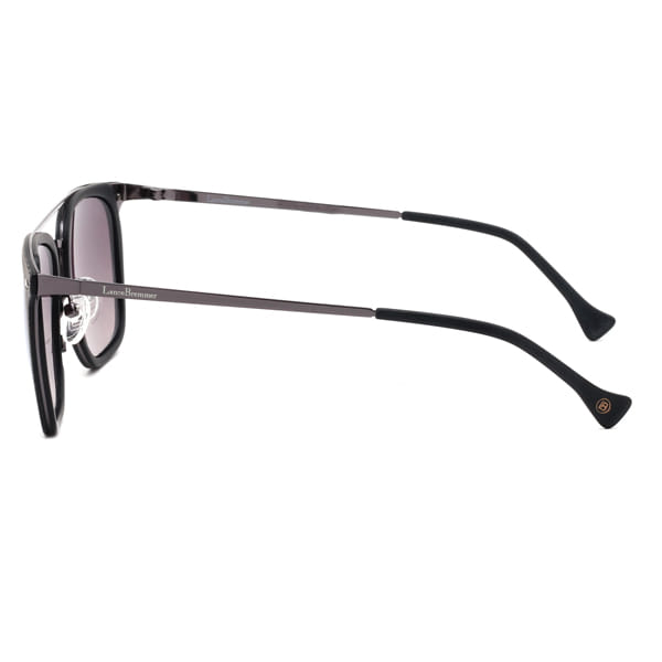 Lancebremmer 1617S Sunglass Gun Metal Male Full Metal Sunglass — Gun Metal frame — view 4