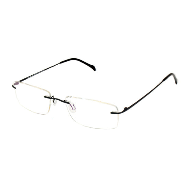Lancebremmer 0814TS Frame Black Male RimLess Titanium — Black frame