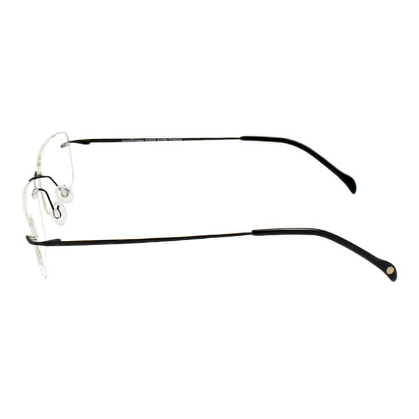Lancebremmer 0814TS Frame Black Male RimLess Titanium Frame — Black frame — view 3