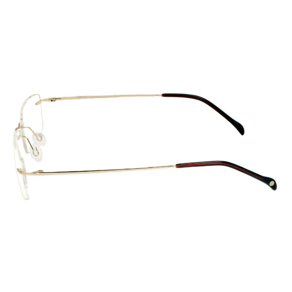 Lancebremmer 0814TS Frame Gold Male RimLess Titanium Frame — Gold frame — view 3