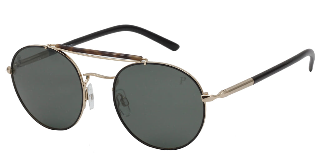 Lancebremmer 0318C Sunglass Brown Unisex Full Metal Sunglass — Brown frame — view 2
