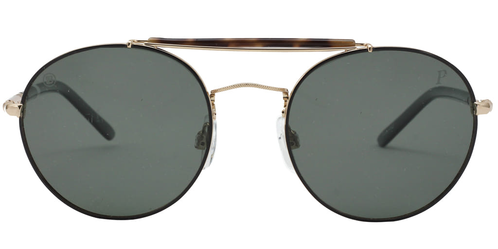 Lancebremmer 0318C Sunglass Brown Unisex Full Metal — Brown frame