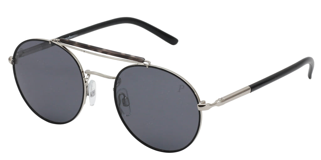 Lancebremmer 0318C Sunglass Black Unisex Full Metal Sunglass — Black frame — view 2