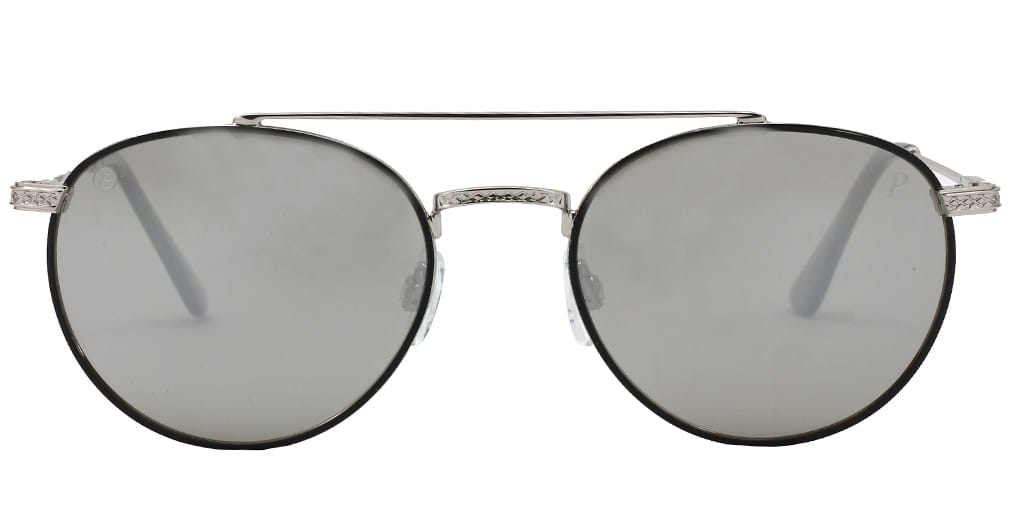 Lancebremmer 0418C Sunglass Black Unisex Full Metal — Black frame
