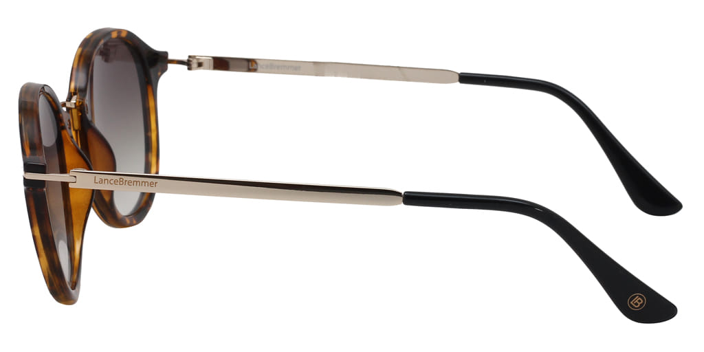 Lancebremmer 0518C Sunglass Brown Unisex Full Metal Sunglass — view 4