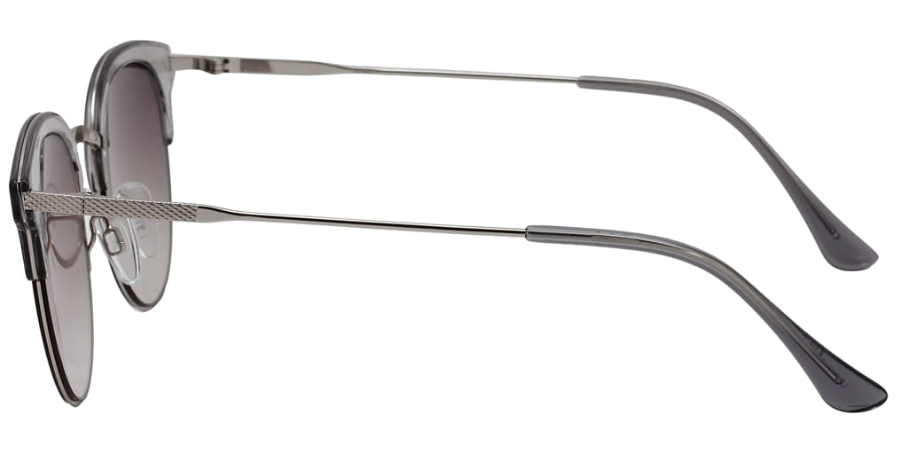 Lancebremmer 0618C Sunglass Silver Female Full Metal Sunglass — Silver frame — view 4