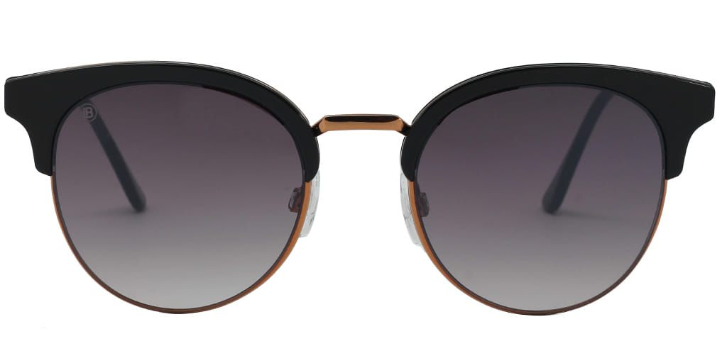 Lancebremmer 0618C Sunglass Black Female Full Metal — Black frame
