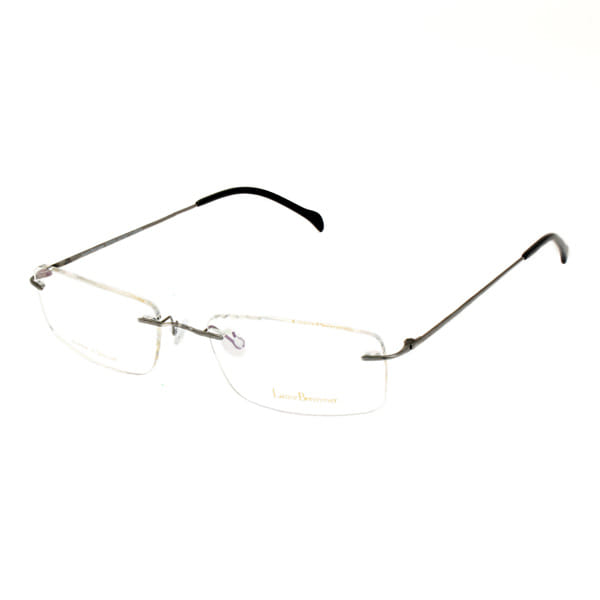 Lancebremmer 0814TS Frame Gun Metal Male RimLess Titanium — Gun Metal frame