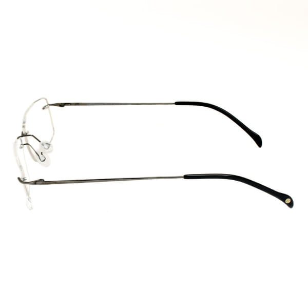 Lancebremmer 0814TS Frame Gun Metal Male RimLess Titanium Frame — Gun Metal frame — view 3