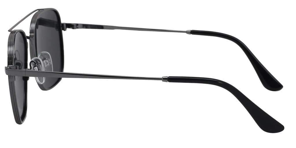 Lancebremmer 0718C Sunglass Gun Metal Male Full Metal Sunglass — view 4