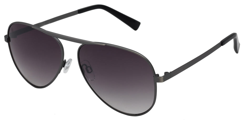 Lancebremmer 0918C Sunglass Gun Metal Unisex Full Metal Sunglass — Gun Metal frame — view 2