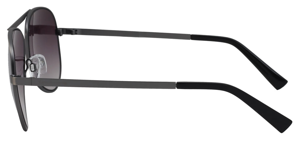Lancebremmer 0918C Sunglass Gun Metal Unisex Full Metal Sunglass — Gun Metal frame — view 4