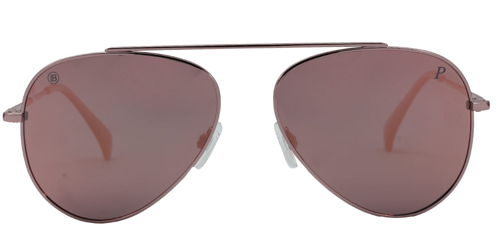 Lancebremmer 1018C Sunglass Pink Unisex Full Metal — Pink frame